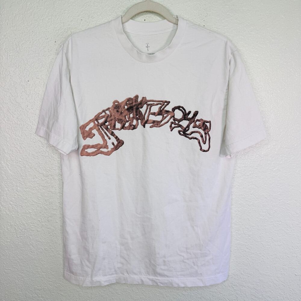 Cactus Jack Shirt Mens Medium Jackboys 2 Travis Scott Cross Skull Wings Tee 2025